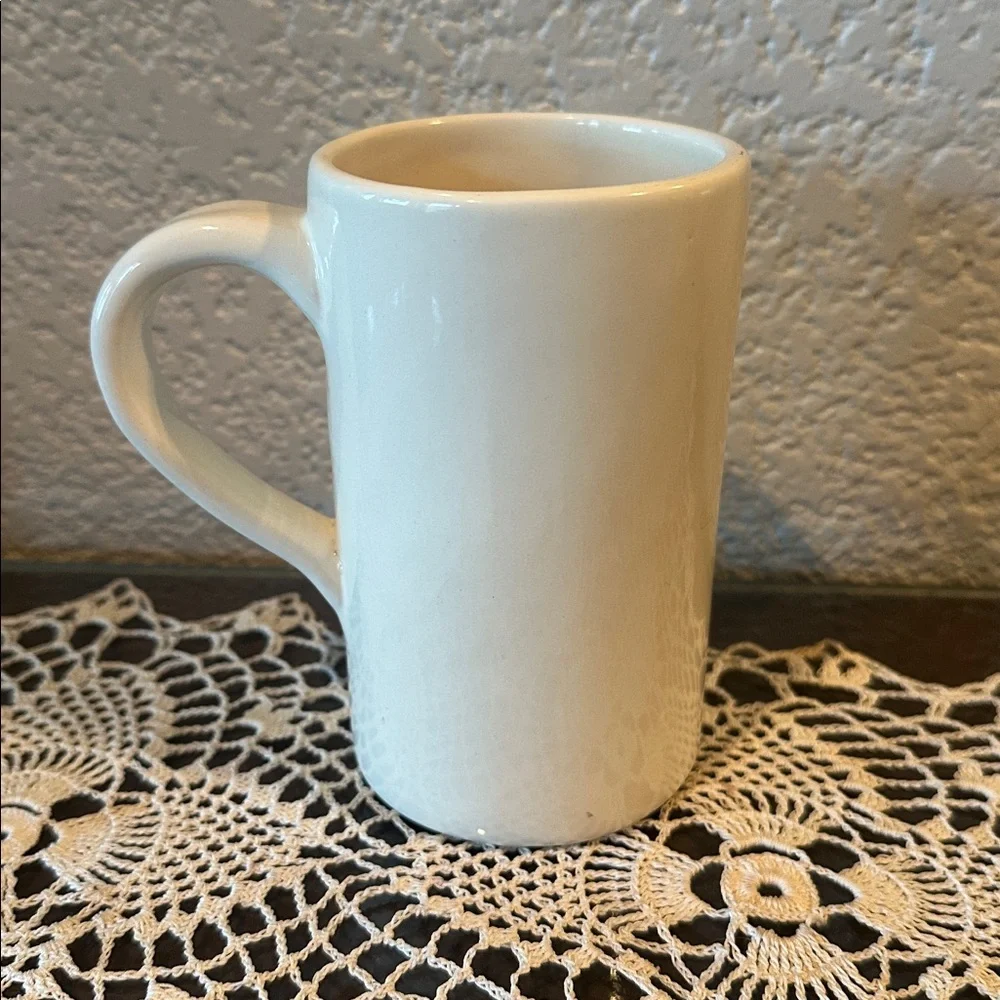 Pottery Barn Studio Cream Coffee Tea Mug by Barbara Eigen